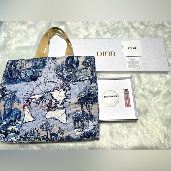 Dior Around the World Tote Gift Set NIB Exclusive - Picture 1 of 12